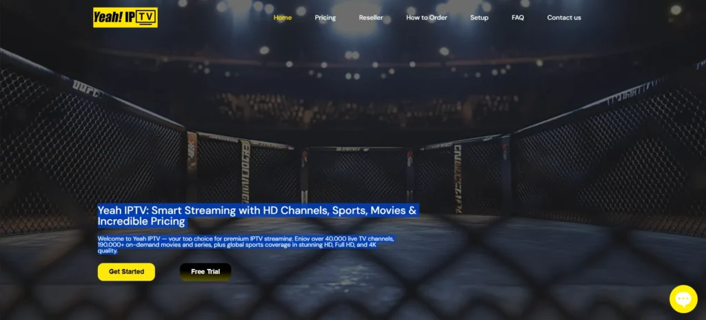 Yeah IPTV Official website review